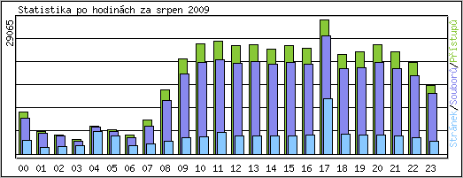 Statistika po hodin�ch