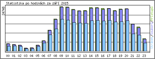 Statistika po hodin�ch