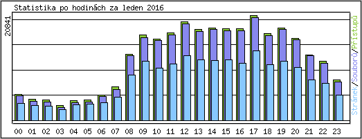 Statistika po hodin�ch