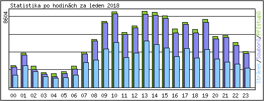 Statistika po hodin�ch